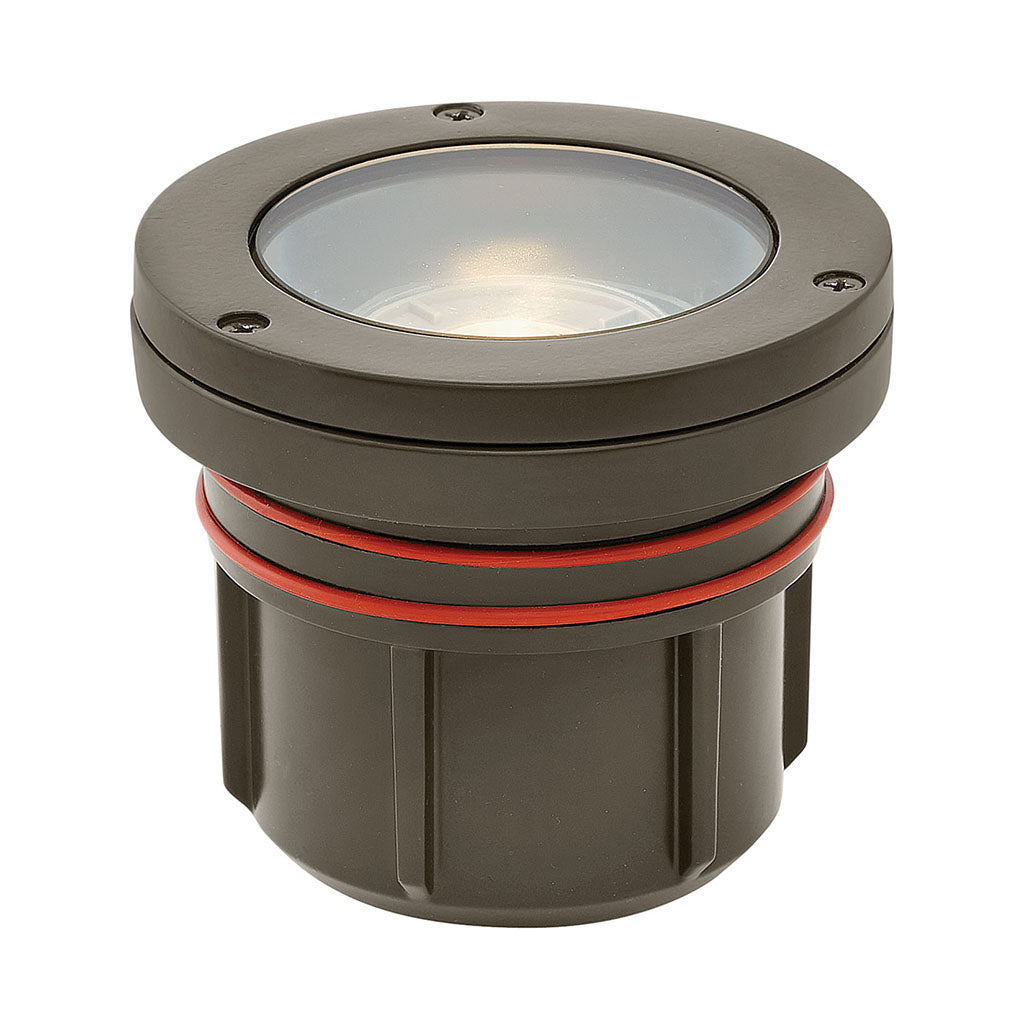 Flat Top Well Light in Bronze