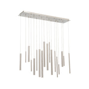Santana 18-Light Chandelier in Satin Nickel