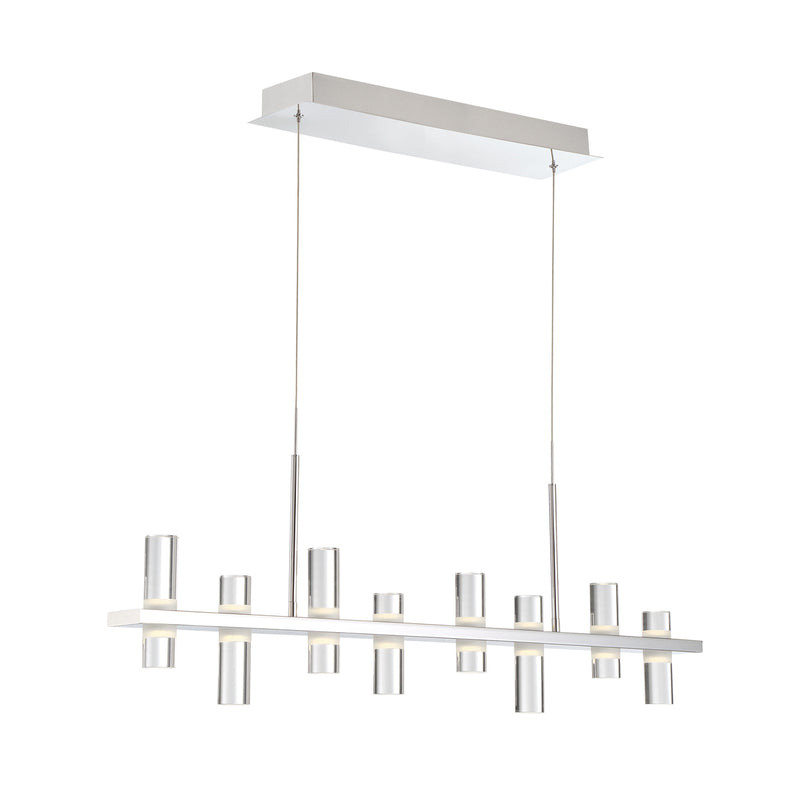 Netto 8-Light Chandelier in Chrome