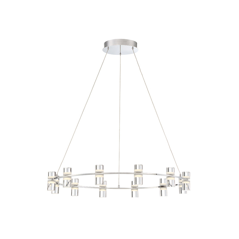 Netto 12-Light Chandelier in Chrome