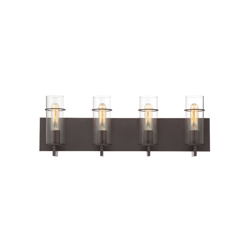 Pista 4-Light Bath Bar in Bronze - Lamps Expo
