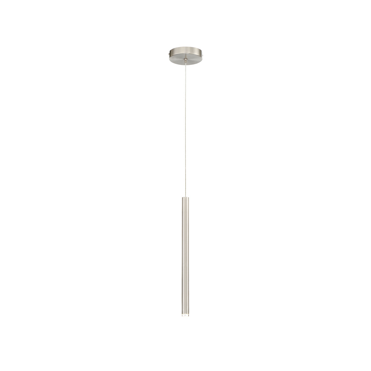 Navada 1-Light Pendant in Satin Nickel