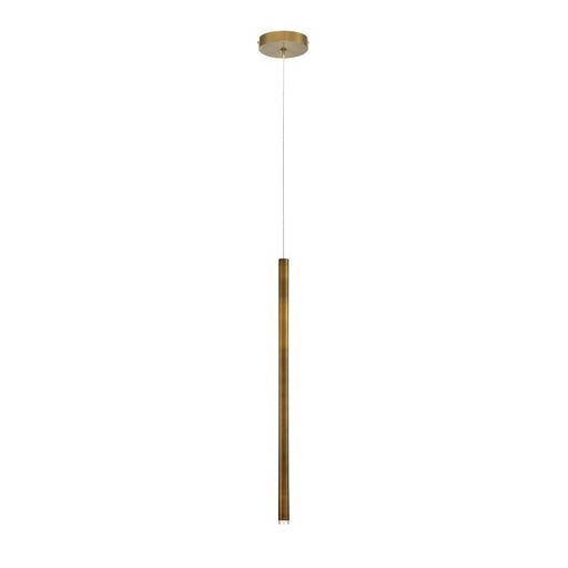 Navada 1-Light Pendant in Antique Brass Gold