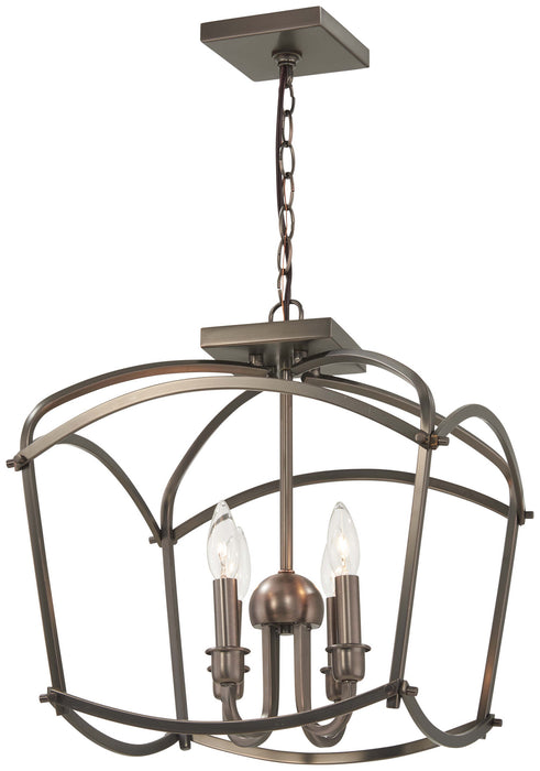 Jupiter's Canopy Semi-Flush Mount in Polished Nickel - Lamps Expo