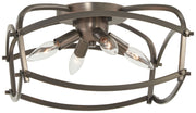 Jupiter's Canopy Flush Mount in Polished Nickel