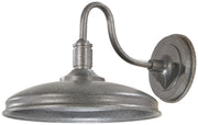 Harbison LED Wall Mount in Silver with Oxide Flecks