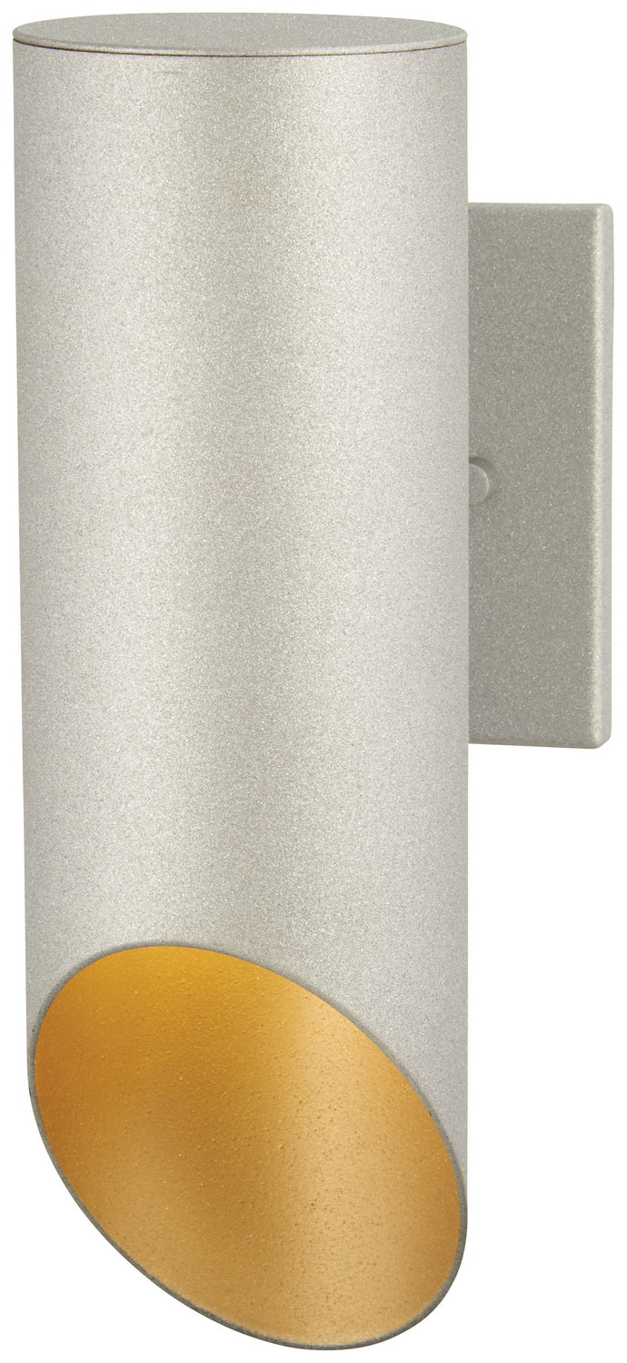 Pineview Slope Outdoor Wall Mount in Sand Silver with Gold