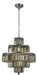Maxime 13-Light Chandelier in Chrome with Golden Teak (Smoky) Royal Cut Crystal