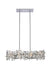 Picasso 6-Light Pendant in Chrome with Clear Royal Cut Crystal