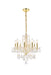 Princeton 8-Light Chandelier in Gold with Clear Royal Cut Crystal