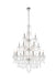 Giselle 21-Light Chandelier in Chrome with Clear Royal Cut Crystal