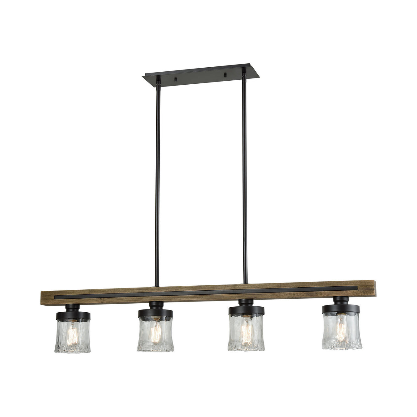 Timberwood 4-Light Island Light in Oil Rubbed Bronze - Lamps Expo