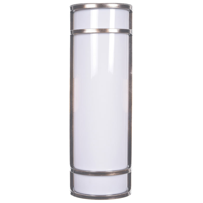 Cove (m) 120-277v LED Outdoor Wall Fixture in Satin Finish
