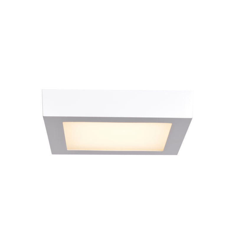 Strike 2.0 (small) Dimmable LED Square Flush Mount - Lamps Expo