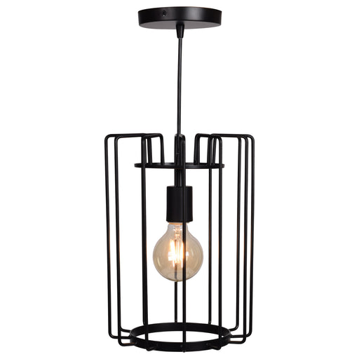 Wired 1-Light Vertical Cage Pendant - Lamps Expo