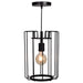 Wired 1-Light Vertical Cage Pendant - Lamps Expo