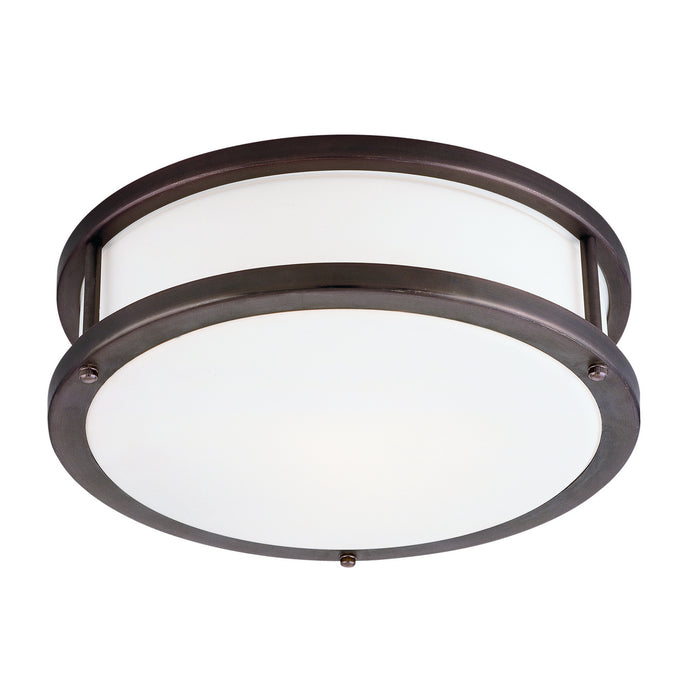 Conga Dimmable LED Flush Mount in Bronze Finish