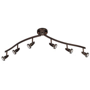 Mirage 6-Light Semi-Flush with Articulating Arms - Lamps Expo