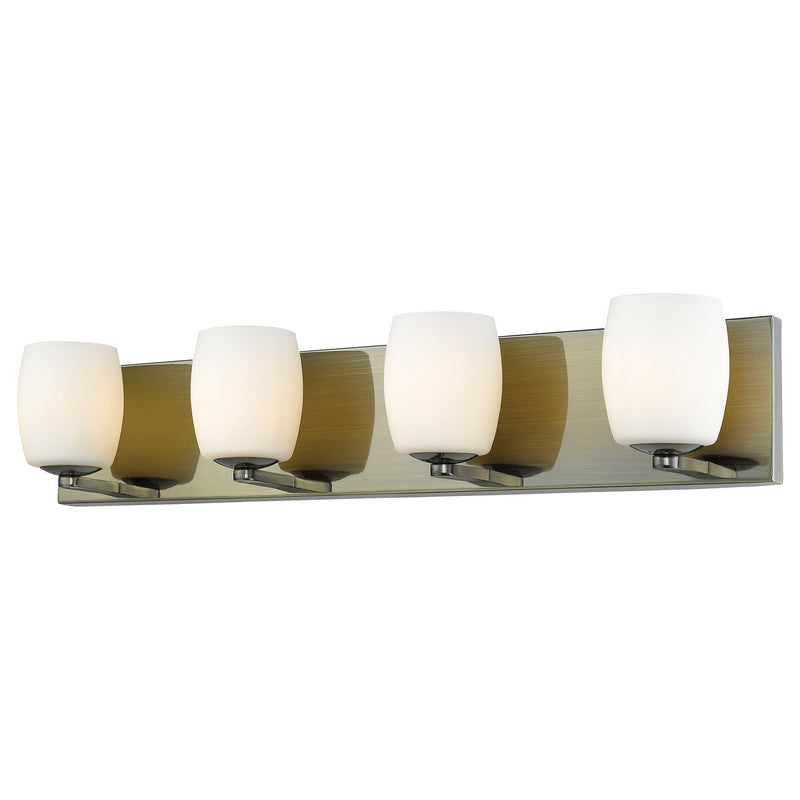 Serenity 4-Light Vanity in Antique Brass Finish