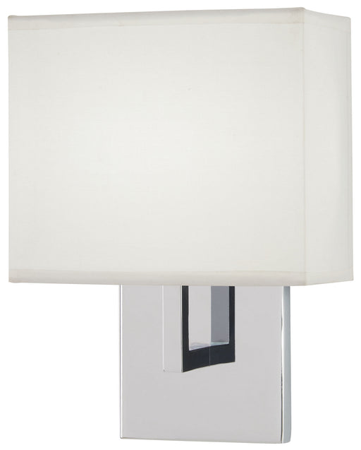 LED Wall Sconce in Chrome with White