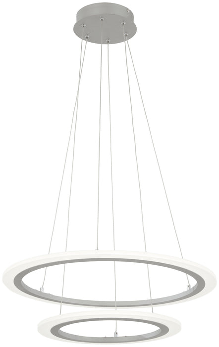 Discovery LED Pendant in Silver - Lamps Expo
