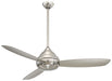 Concept L Wet LED 58" Ceiling Fan in Brushed Nickel Wet