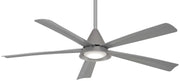 Cone 54" Ceiling Fan in Silver