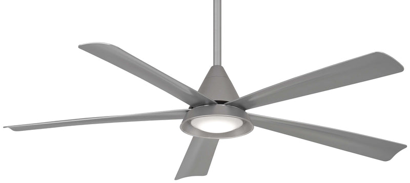 Cone 54" Ceiling Fan in Silver