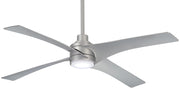 Swept 56" Ceiling Fan in Silver