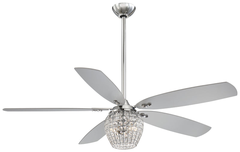 Bling 56" Ceiling Fan in Chrome