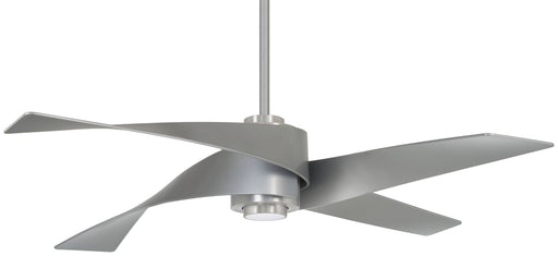 Artemis Iv 64" Ceiling Fan in Brushed Nickel W/ Silver