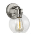 Clara Bath Sconce in Satin Nickel with Clear Seeded�Glass