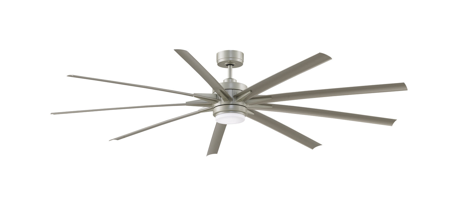 Odyn 84 inch Fan in Brushed Nickel with Brushed Nickel Blades and LED Light Kit