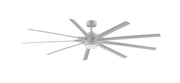 Odyn 84 inch Fan in Matte White with Matte White Blades and LED Light Kit