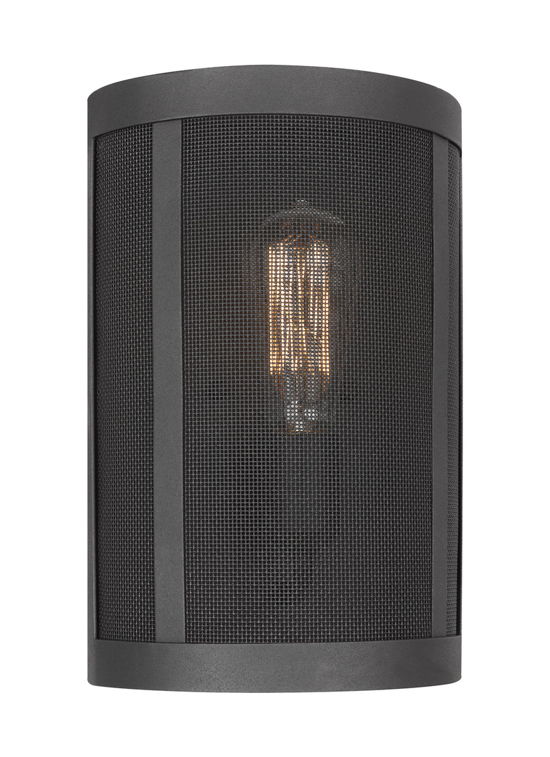 Gereon One Light Wall/Bath Sconce in Black