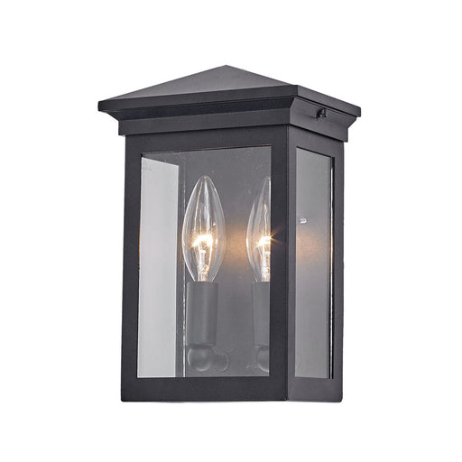 Gable Outdoor Wall Light in Black - Lamps Expo