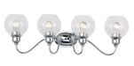 Ballord 4-Light Bath Vanity in Polished Chrome