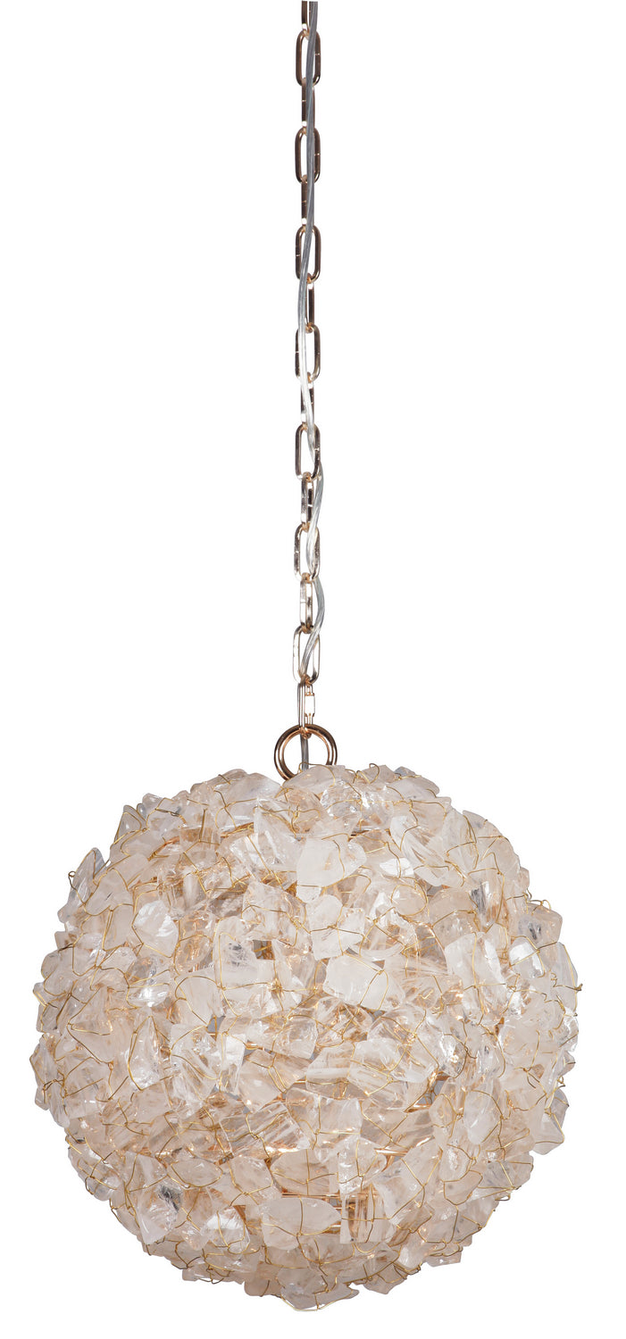 Roxx 1-Light Pendant in Gilded