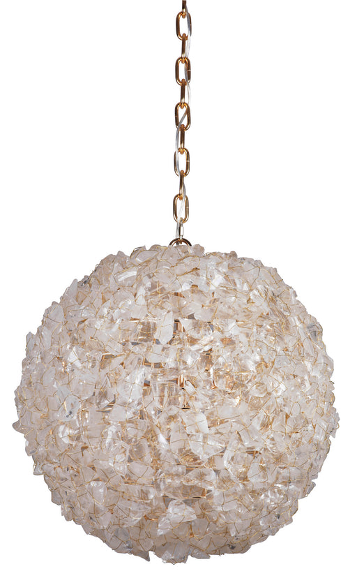 Roxx 4-Light Pendant in Gilded