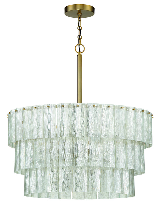 Museo 9-Light Pendant in Satin Brass