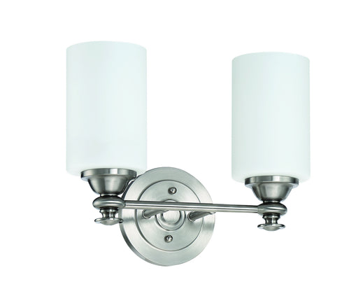 Dardyn 2-Light Vanity Light in Brushed Polished Nickel