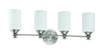 Dardyn 4-Light Vanity Light in Brushed Polished Nickel