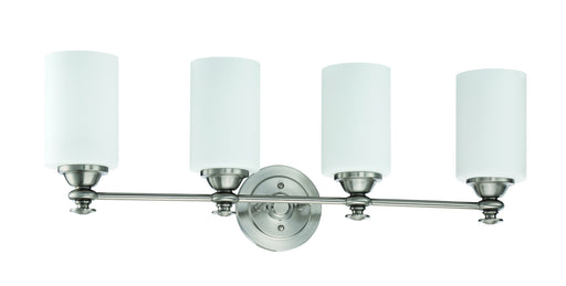Dardyn 4-Light Vanity Light in Brushed Polished Nickel
