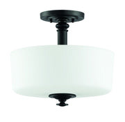 Dardyn 3-Light Convertible Semi Flush in Espresso