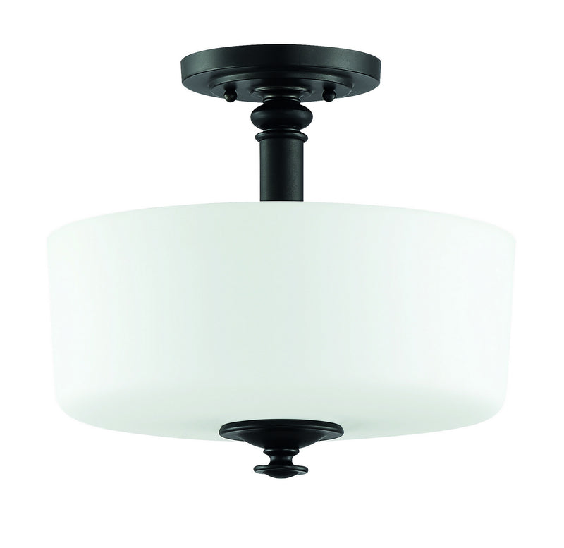 Dardyn 3-Light Convertible Semi Flush in Espresso