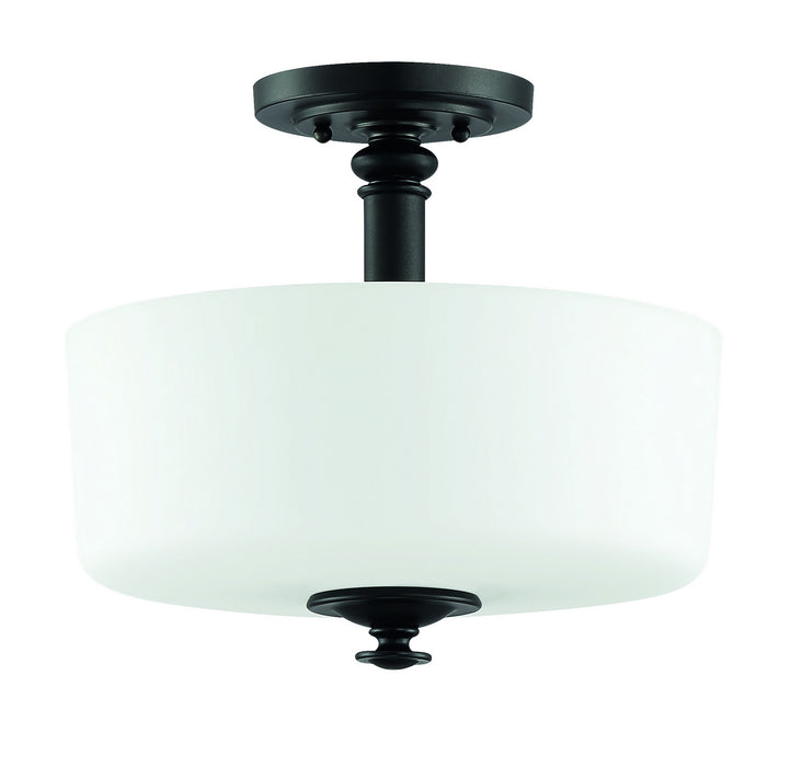 Dardyn 3-Light Convertible Semi Flush in Espresso