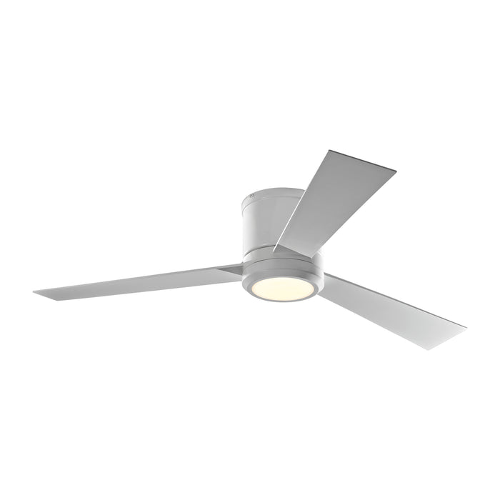 Clarity Ceiling Fan in Matte White with Matte White / Matte White Blade