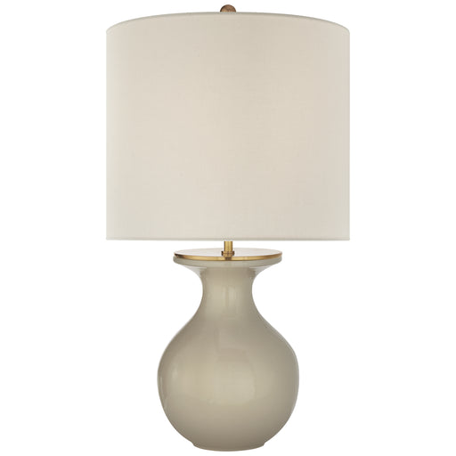 Albie One Light Desk Lamp in Dove Grey