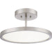 Beltway LED Semi-Flush Mount in Brushed Nickel