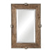 Uttermost's Siringo Weathered Wood Mirror Designed by Carolyn Kinder